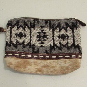 Myra Bag Cotton/Leather Pouch